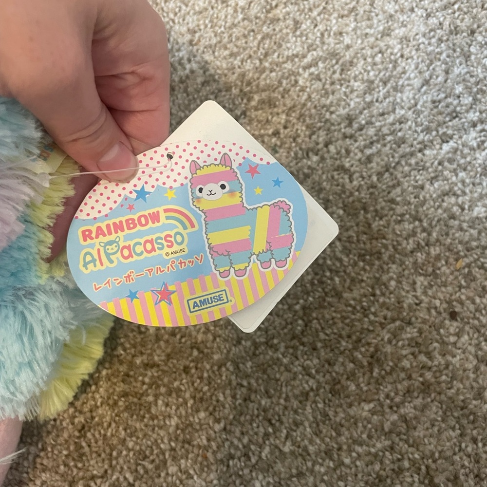Big Pastel Rainbow Alpacasso from Amuse Japan
